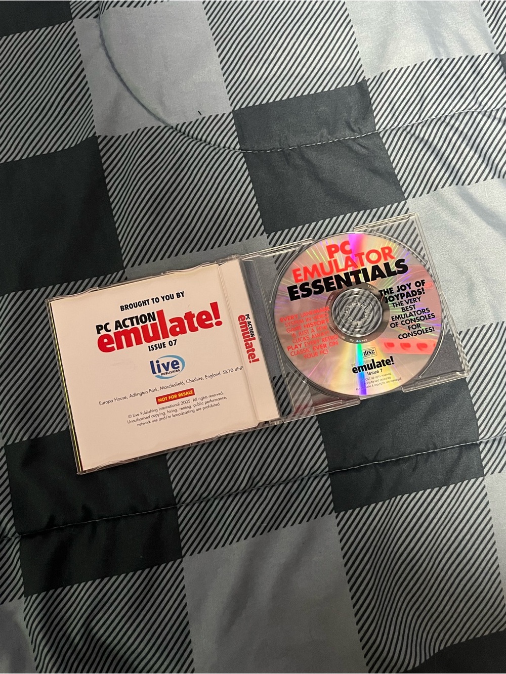 Vintage Retro PC Emulator Essentials Disc By pC Action Emulate Issue #07